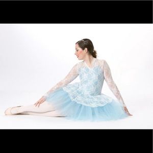 Ballet costume, lace blue, Bell